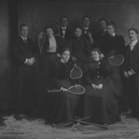 First Tennis Club. Bellows Falls, VT. 1896.