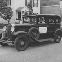 U.S. Bicentennial Celebration. Bellows Falls, VT. August 1976.