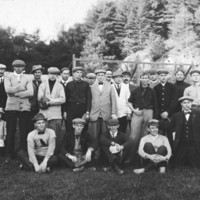 Baseball Group: Players and Fans.