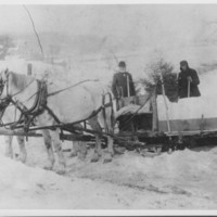 Ice Sled at Minard&#039;s Pond.