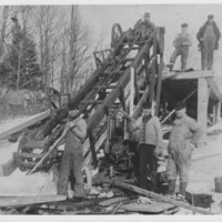 Ice Harvesting at Minard&#039;s Pond.