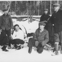 Ice Cutting Crew: Bartonsville, VT.