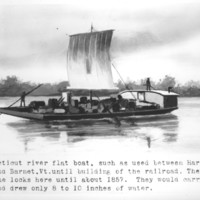 River Flat Boat. Connecticut River.