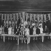 School Group: High School Thanksgiving Bazaar. 1914-1915