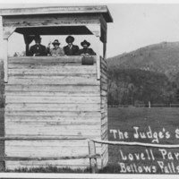 Lovell Farm, Etc.: The Park: Judge&#039;s Stand.