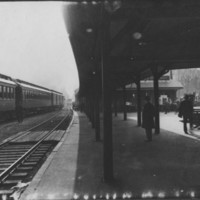 Bellows Falls Depot: East Platform. 5/17/1918.