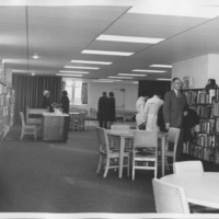 Library Addition Dedication: Visitors in Children&#039;s Room