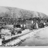 Dam Construction. 10/5/1927