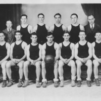 Basketball Team. Vermont Academy. 1929- 1930.