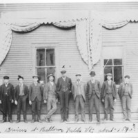 Stage Drivers. Bellows Falls Livery Office. 1890.