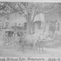 Alstead Stage at Cold River House. 1894-1895.