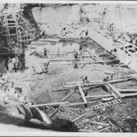 Coffer Dam Construction. 1927-1928.