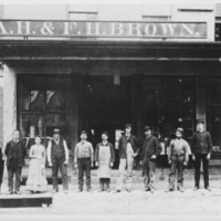 Store: A.H. &amp; F.H. Brown. Plumbing.