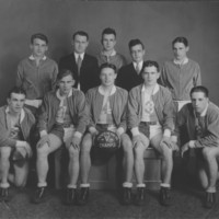 Basketball Team. Southern Vermont Champs. 1932-1933.