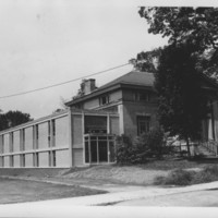 Library Addition. 1967-1968: Construction Progress.