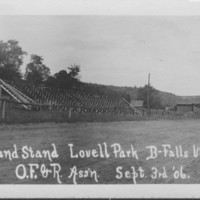Lovell Farm, Etc.: The Park. Grandstand.