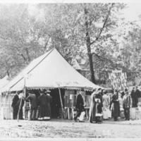 Poultry Display Tent. 1912.