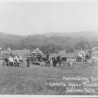 Lovell Farm, Etc.: Harvesting Hay with &quot;Abenaque&quot; Power Unit.