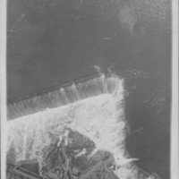 Water Flow Over Dam. 1912.