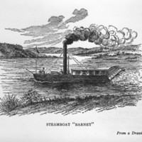 Steamboat &quot;Barnet&quot;. From a Drawing.