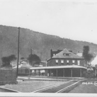 Railway Depot. Bellows Falls, VT.