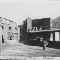 Hurricane: 9/21/1938: Creamery Roof Damage.