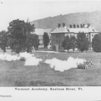 Vermont Academy. Military. Firing Practice.