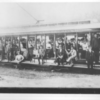 First Electric Car of the Line. 6/28/1900.