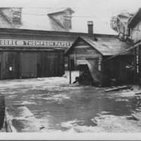 Flood: November, 1927. At Moore &amp; Thompson Paper Co.