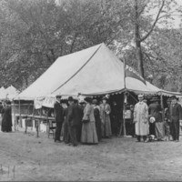 Poultry Display Tent. 1911.