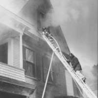 Fire: Marie Johnson House. 9/29/1958.