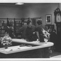 Library Addition Dedication: A Visit to the Desk