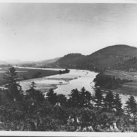 Connecticut River. View North from Webb Terrace.