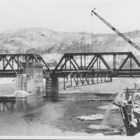 Building Spillway Bridge. 1927-1928