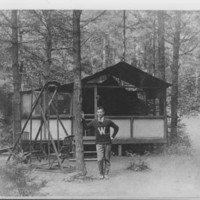 Barber Park: A Cabin.