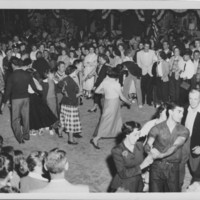 Parade Sidelines: Dancing In The Square.