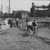 U.S. Bicentennial Celebration. Bellows Falls, VT. August 1976.