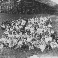 Church Group: Universalist Picnic. Barber Park. 6/29/1911