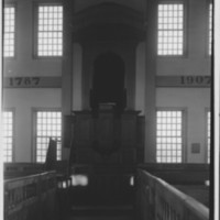 Rockingham Meeting House - Pulpit.