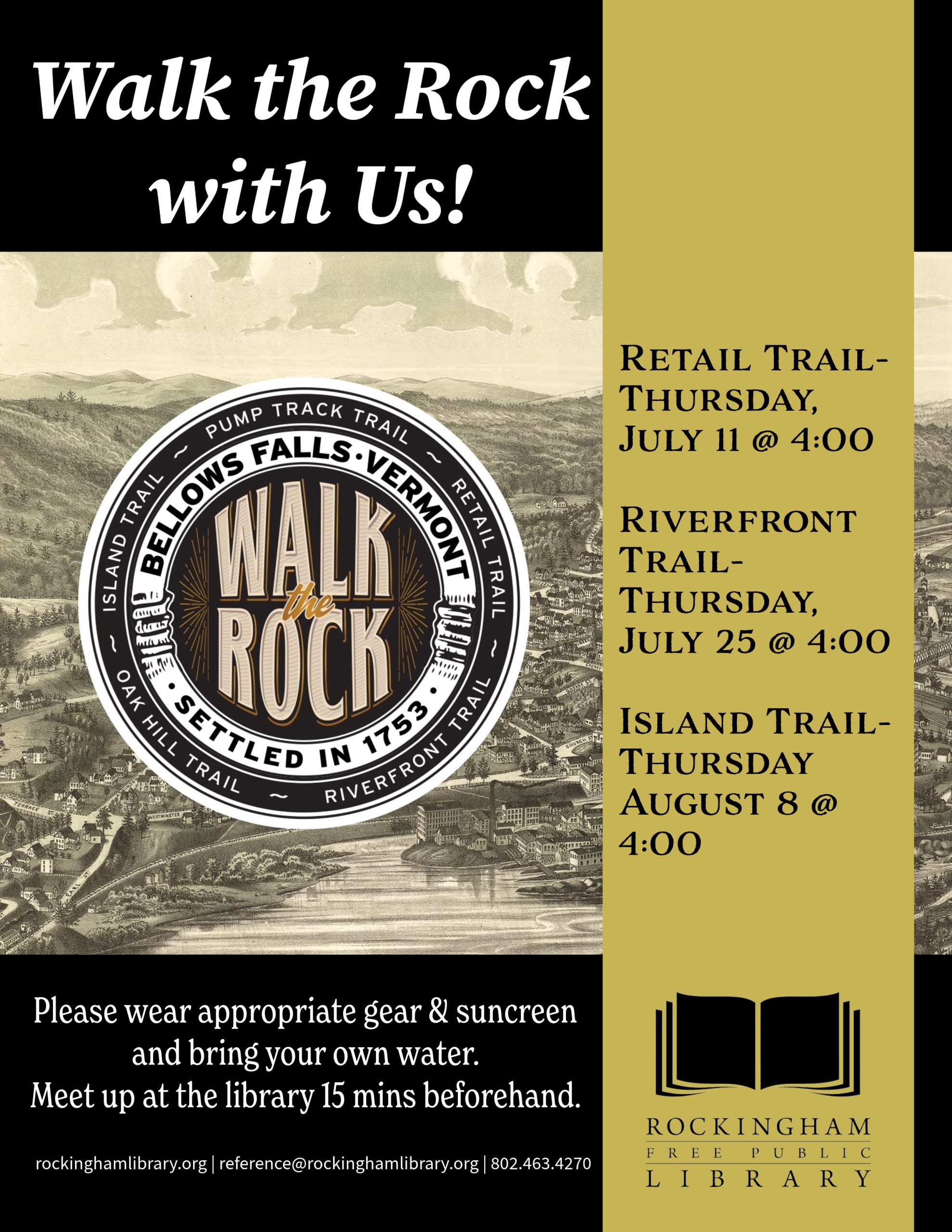 Walk the Rock Rockingham Free Public Library