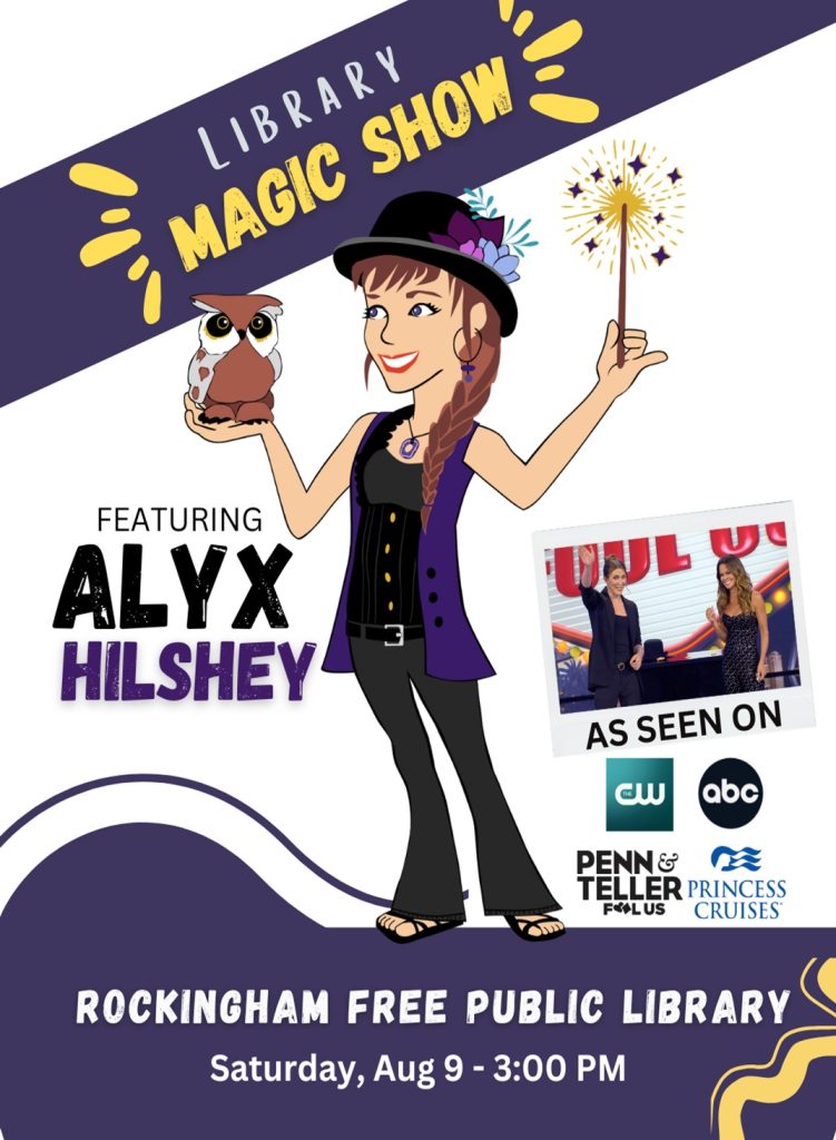 Library Magic Show featuring Alyx Hilshey