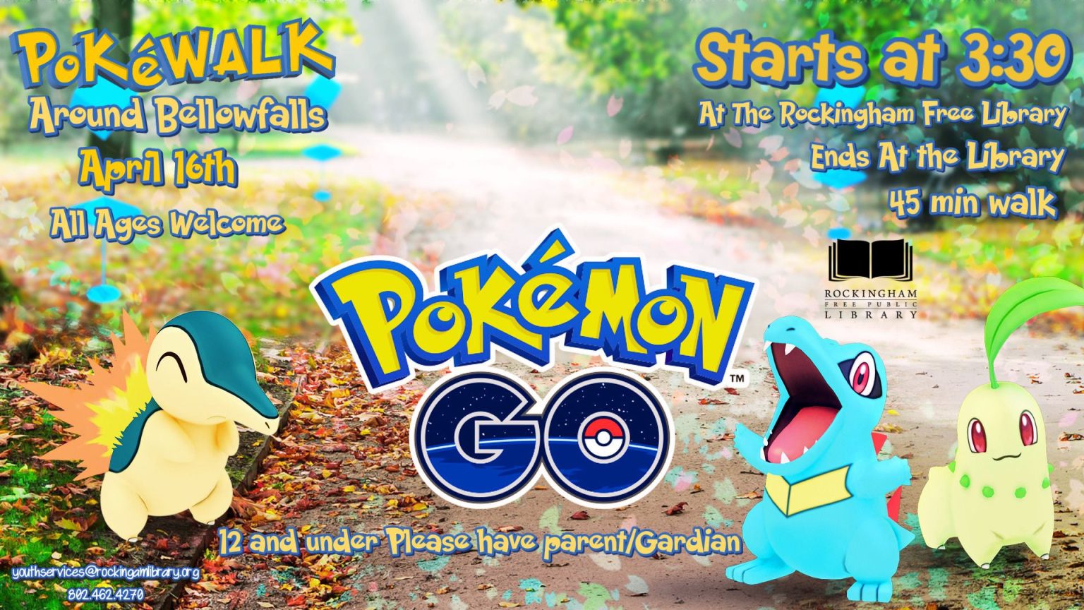 Rockingham Library Pokewalk – Rockingham Free Public Library