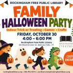 Family Halloween Party Oct 30 4pm to 6pm
